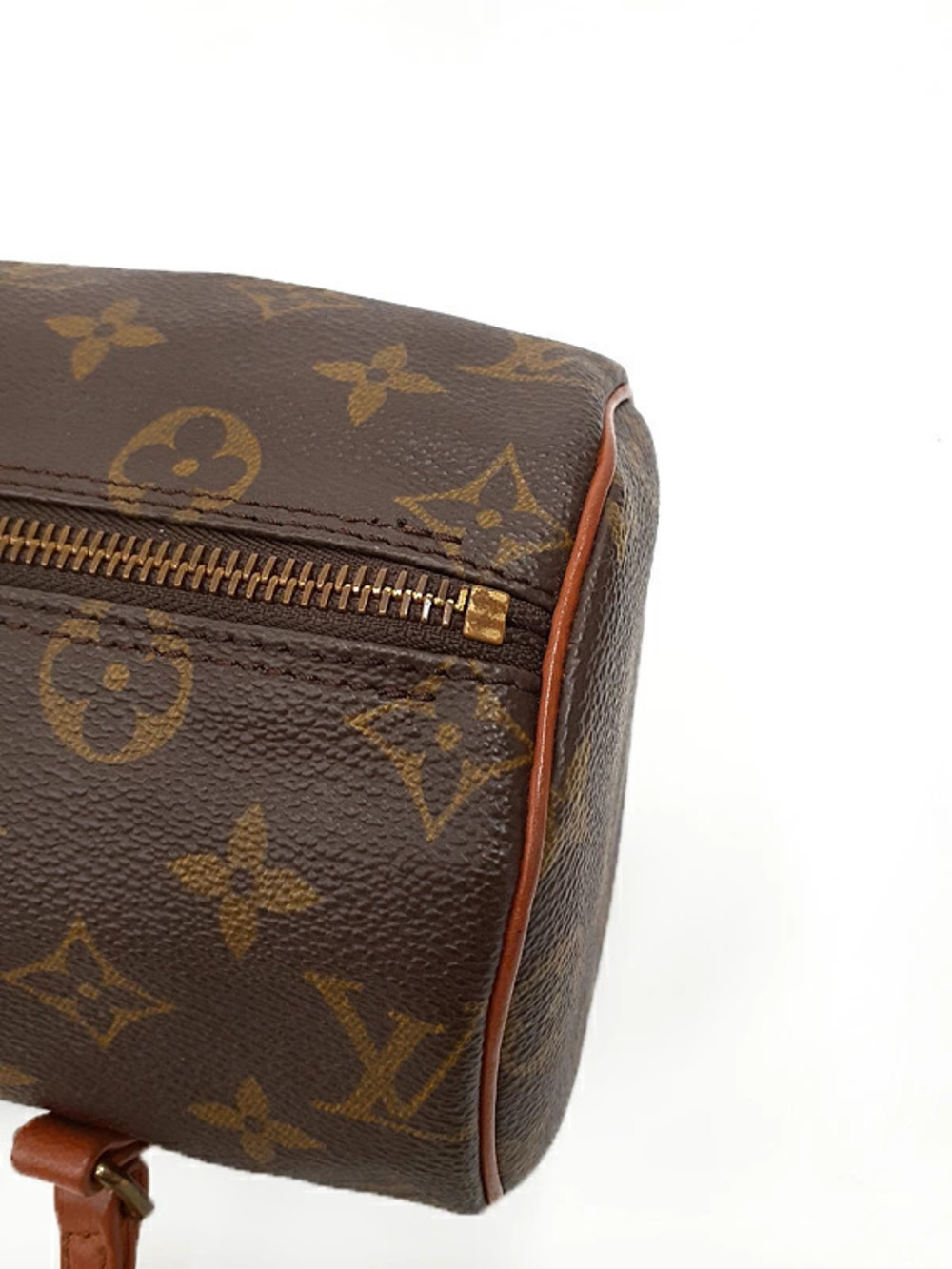 Louis Vuitton Monogram Papillon Handbag Brown - Picture 6 of 9